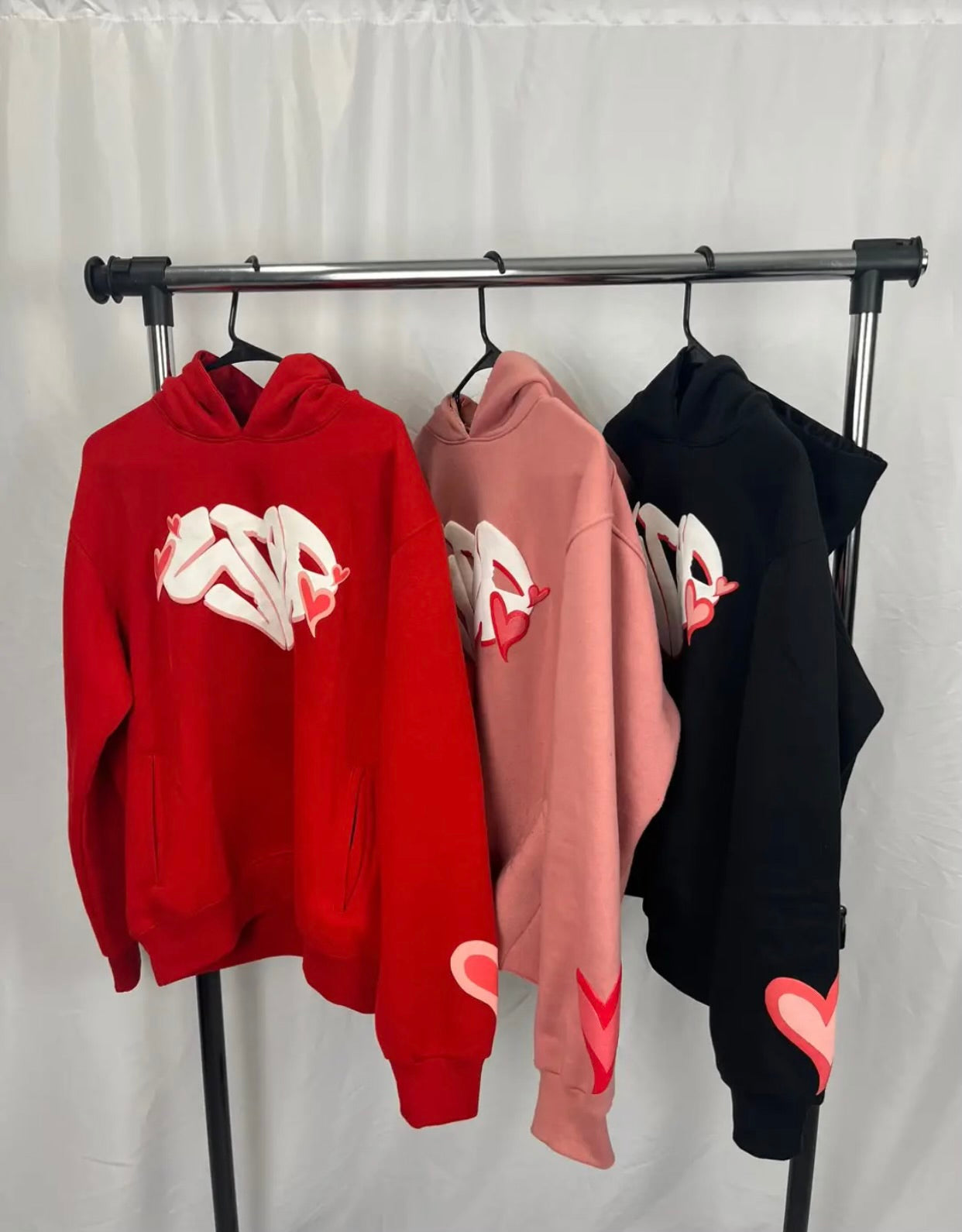 Heart Drip Hoodie Front